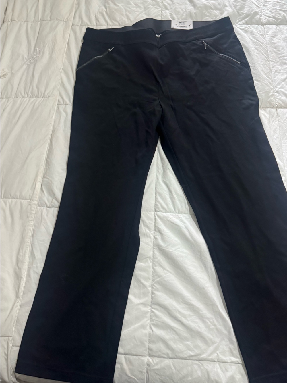 INC International Concepts Black Men's Dress Pants with Zip Pockets